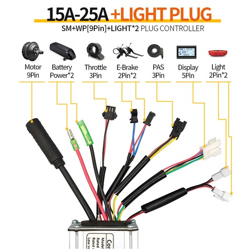 Controller 15a 50a 36v 48v - controller, 36v/48v